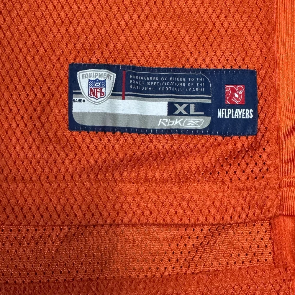NFL Reebok Youth XL Chicago Bears Brian Urlacher 54 Jersey Orange